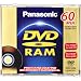 Panasonic DVD RAM - Double Sided - 2.8 GB - 60 Minutes