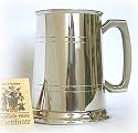 Traditional Pewter beer tankard - 1 pint