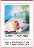 Alice In Wonderland In Paris: Greeting Card: Merry Christmas