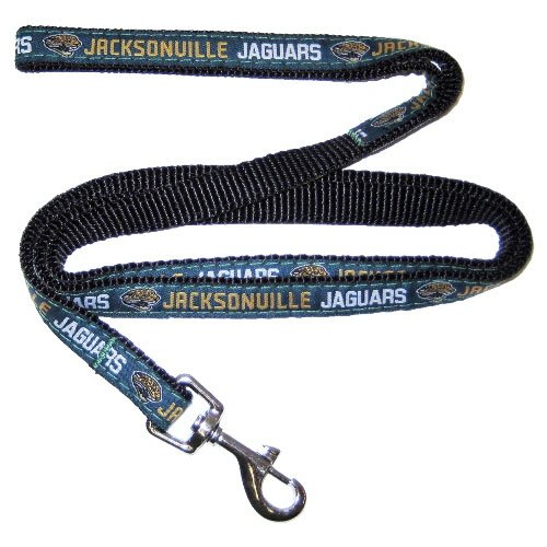 Jacksonville Jaguars Teal Woven Team Pet Leash (Small)