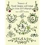 Treasury of Floral Designs and Initials for Artists and Craftspeople (Dover Pictorial Archives)