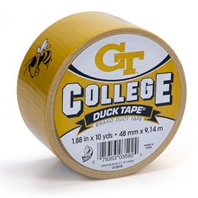 Duck Brand 240231 1.88-Inch x 10 -Yard Georgia Tech College Logo Duck Tape