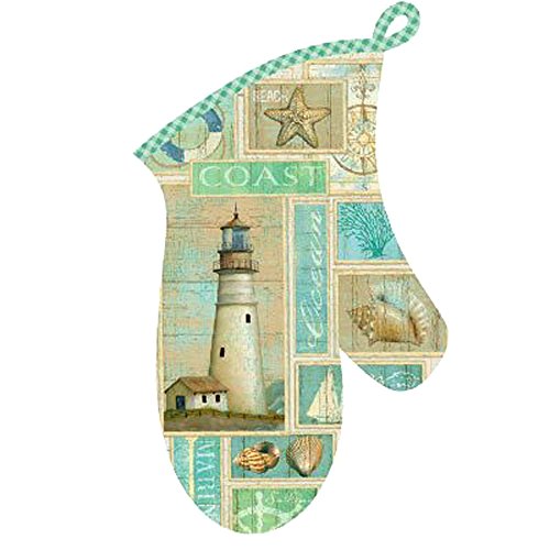 Coastal Lighthouse Kitchen Oven Mitt