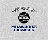 Milwaukee Brewers 58x48 inch Property Of MLB Blanket / Throw