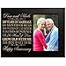 Personalized 50th Year Wedding Anniversary Gift for Couple Custom engraved Wedding Anniversary Gifts Frame Holds 1 4x6 Photo 8