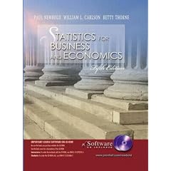 Statistics for Business and Economics and Student CD-ROM (International Edition)