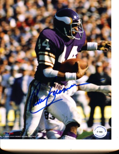 Minnesota Vikings Chuck Foreman Autographed 8x10 Photo w/COA