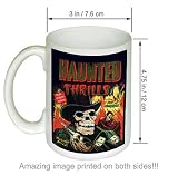 Haunted Thrills Vintage Pulp Novel Cover Art COFFEE MUG