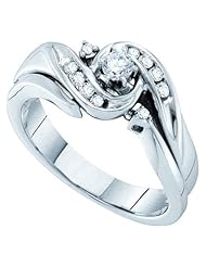 0.26CT DIAMOND ROUND CENTER BRIDAL SET