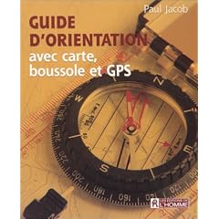 Guide d'orientation avec carte, boussole et GPS