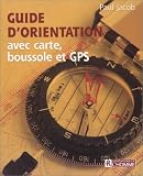 Guide d'orientation avec carte, boussole et GPS