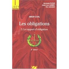 Les obligations : Tome 3, Le rapport d'obligation