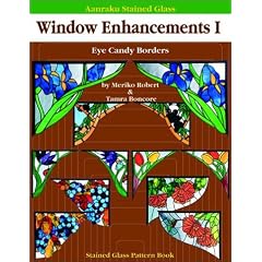 Aanraku Window Enhancements Stained Glass Pattern Book Volume 1.