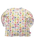 Snails Long Sleeve T-Shirt by Zutano - Multi-colored - 6-12 Mths