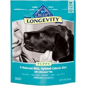 Blue Buffalo Longevity Dry Food for Puppies, 9-Pound Bag