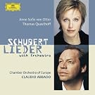 Schubert : Lieder avec orchestre (orch. Britten, Brahms, Reger, Berlioz, Webern ...)