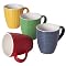 Ceramic Mugs Set of 4 - Multicolored