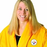 NFL Pittsburgh Steelers Cotton Robe (Yellow, One Size)