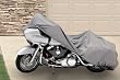 SUPERIOR 4 LAYER MATERIAL 100% WATERPROOF MOTORCYCLE BIKE COVER COVERS : FITS UP TO LENGTH 107 - ALL CRUISER BIKES, CUSTOM BIKES, METRIC AND LARGE TOURING BIKES - HARLEY DAVIDSON, YAMAHA, HONDA, SUZUKI, KAWASAKI, DUCATI, BMW, APRILIA, TRIUMPH, BUELL, MOTORCYCLE COVERS