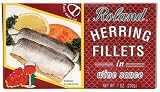 Roland Herring Fillets in Wine Sauce, 7-Ounce Can (Pack of 6)