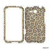 Leopard Gold BLING COVER CASE 4 HTC Freestyle