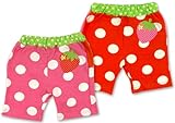 (フルーツファーム)FRUITS FARM 【FRUITS FARM】 いちご畑シリーズ☆ いちごパンツ 水玉模様 パンツ 80cm/90cm/95cm/100cm 90 バーミリオン（朱色）