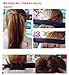 1Pc Black Classic Spiral European Bun Updo Fold Wrap Snap Hair Maker Braid Ponytail Hairstyle Styling Tool Accessory DIY Pony Tail Accessory Fashion Salon