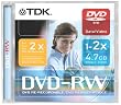 TDK DVD-RW Rohlinge 4.7GB 2x 10er Pack Jewel Case