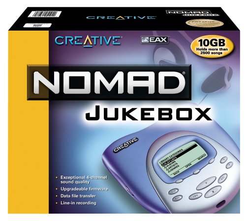 Creative Labs NOMAD Jukebox 10 GB MP3 Player