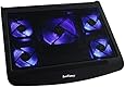 LotFancy&reg; Laptop Cooling Pad with 5 Blue LED Fans For 10''- 17" Laptop Notebook tablet