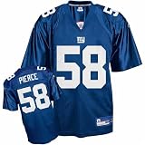 Reebok New York Giants Antonio Pierce Replica Team Color Jersey