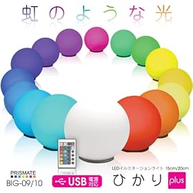 PRISMATE(�v���Y���C�g) LED�C���~�l�[�V�������C�g �Ђ��� Plus 15cm BIG-09
