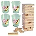 Tour infernale avec 4 shoots - Jeux de soci�t� tipsy tower - Jeu � boire de l'alcool