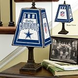 Dallas Cowboys 14 Inch Art Glass Lamp