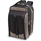 Epic Products Wine Picnic Backpack for Two Tweed, Multicolor
