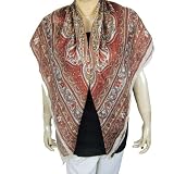 Printed Square Silk Women Scarves India and Clothes