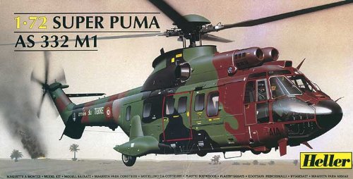 Super Puma AS332 M1 Helicopter 1-72 Heller Super Puma AS332 M1 Helicopter 1-72 Heller