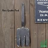 黒いマットな質感がアンティークなガーデンフォーク。ノワール ガーデンフォーク　　wn802bk