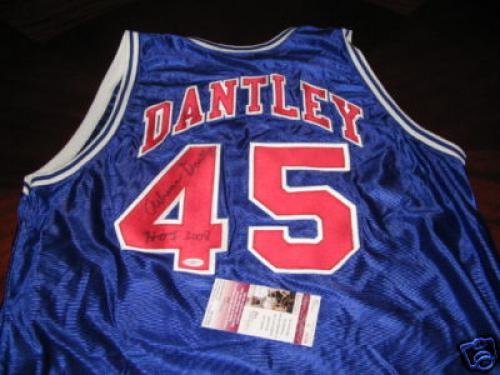 Adrian Dantley Autographed Jersey - Jsacoa - Autographed NBA Jerseys