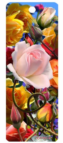 3d Bookmark - Roses - Cheatwell Games