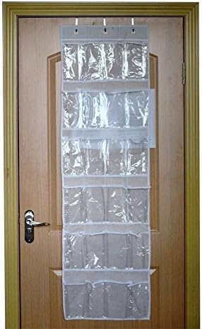 Space Saver Bags Over the Door Shoe Organizers, Hanging Shoes 24 Pockets Household Shoes Closet space saver bags jumbo