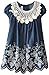 Bonnie Jean Girls' Embroidered Denim Border Dress