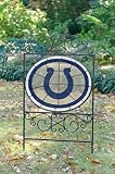 Indianapolis Colts Glass Yard Sign