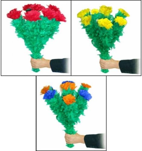 Blooming Feather Bouquet Magic Tricks (Triple)