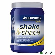 MULTIPOWER Protein-Shake Shake & Shape, Stracciatella, 330g Dose