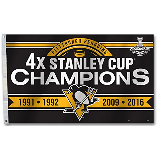 Penguins 2016 NHL Champs Flag