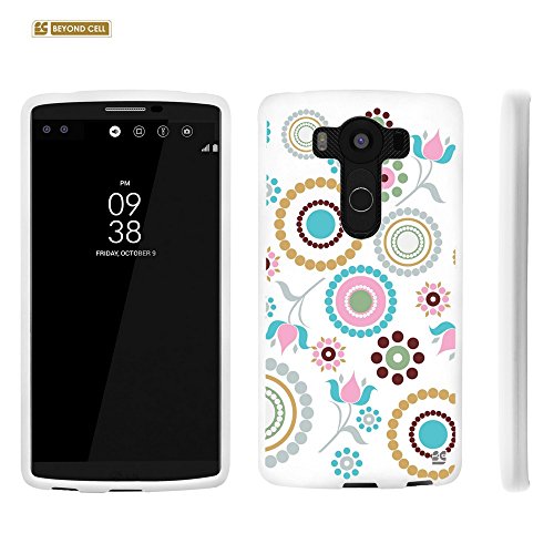 LG V10 Case, Spots8® Hard Plastic Slim fit Case Cover [Joyful Rings]