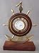 Nautical Clock- Brass and Wood
