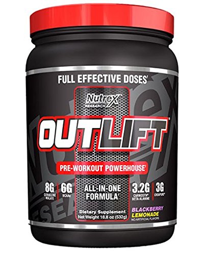 Nutrex Outlift Pre-Workout Blackberry Lemonade 20 Serving
