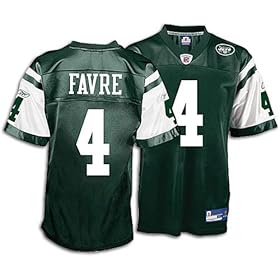 Brett Favre New York Jets Green NFL Replica Jersey